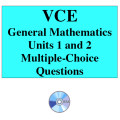 2016 VCE General Mathematics Units 1 and 2 - Multiple Choice
